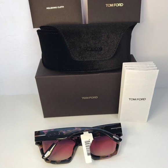 New - 💯 Original TOM FORD Acetate Dove Sunglasses TF942 Tortoise - Picture 7 of 13